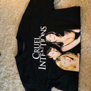 cruel intentions cropped graphic tee